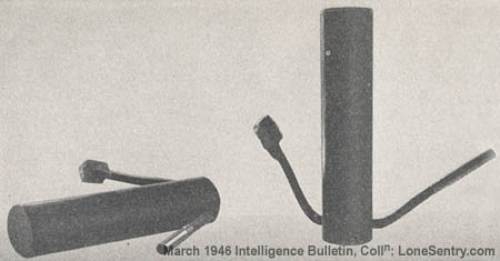 [Incendiary flares were among the sabotage supplies buried by the Germans.]