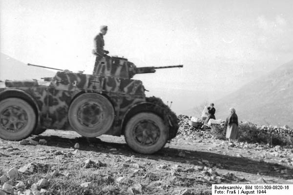 Autoblinda 41 (AB 41) in German Service Autoblinda 41 (AB 41) in German Service