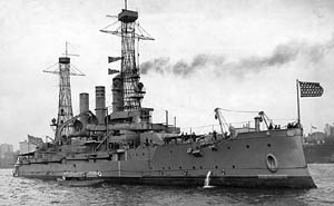 Battleship BB-25 USS New Hampshire Battleship BB-25 USS New Hampshire