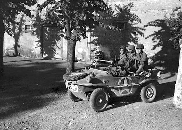 Captured Volkswagen Schwimmwagen - VW Type 128 and 166 Captured Volkswagen Schwimmwagen - VW Type 128 and 166