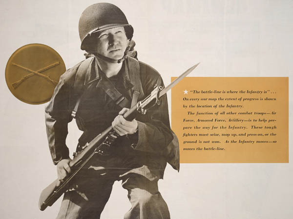 The battle-line is where the Infantry is The battle-line is where the Infantry is