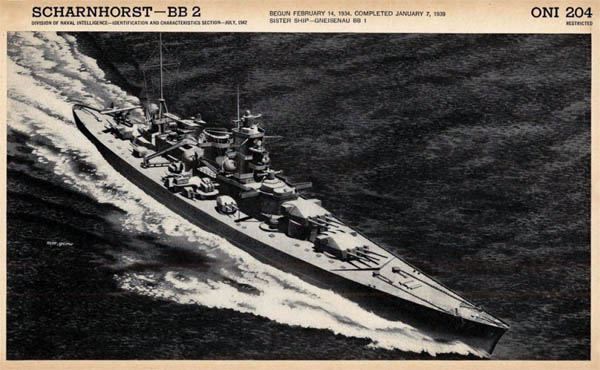 Scharnhorst: German Battleship of WWII Scharnhorst: German Battleship of WWII